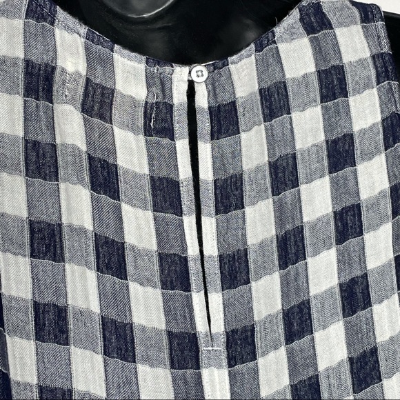 CLOTH & STONE sleeveless gingham top | M - Picture 3 of 7